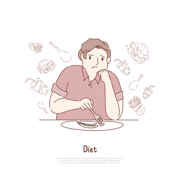 不快乐的胖子吃豆子做梦图片下载