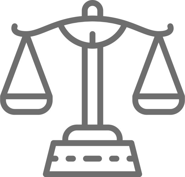 正义天秤座线性图标图片下载