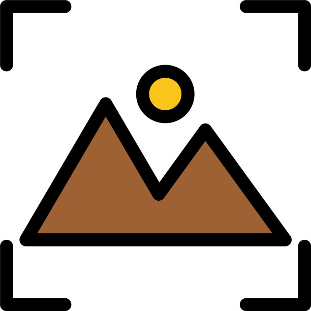 作物焦点照片摄影平面彩色图标图标图片下载