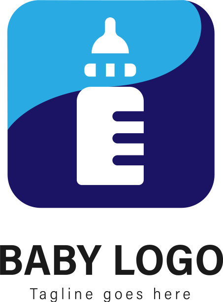 宝宝标志模板设计，宝宝标志具有现代感图片下载