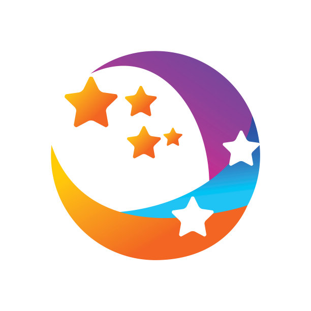成功的星星标志设计模板图片下载