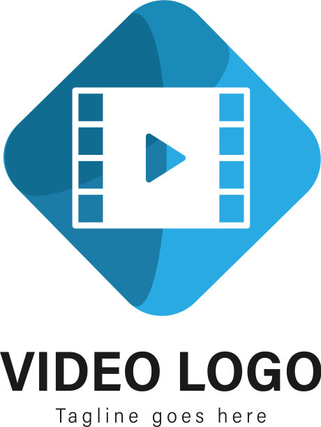 视频标识模板设计与现代视频标识图片下载