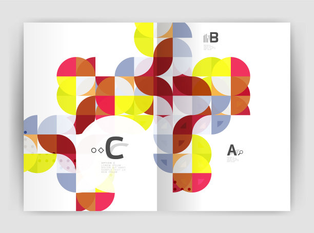 商业小册子或单张a4封面模板图片下载