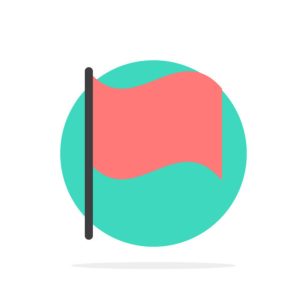 基本标志UI抽象圆背景平图片下载