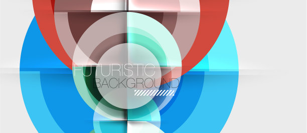 几何设计抽象背景-圆图片下载