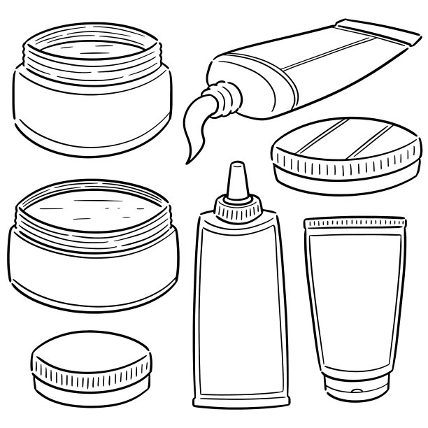 外用化妆品和外用药物图片下载