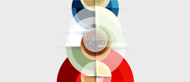 圆形几何设计模板图片下载