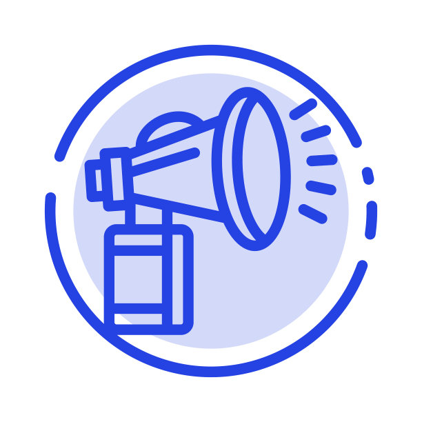 空气属性可扇角蓝虚线线图片下载