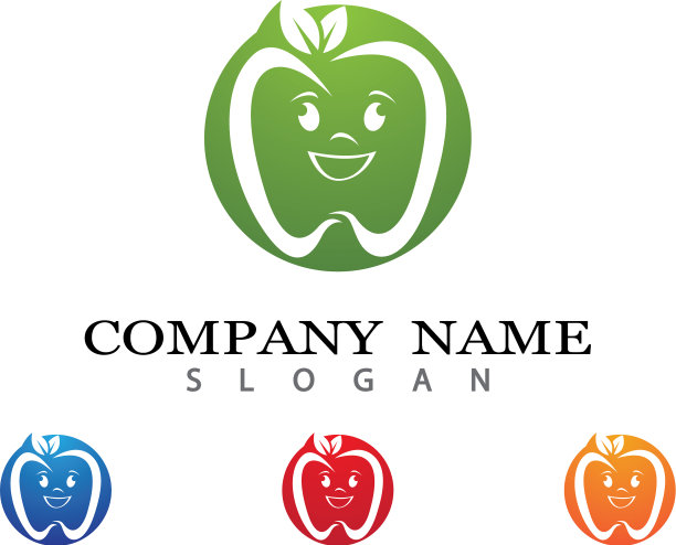 牙科标志模板图片下载