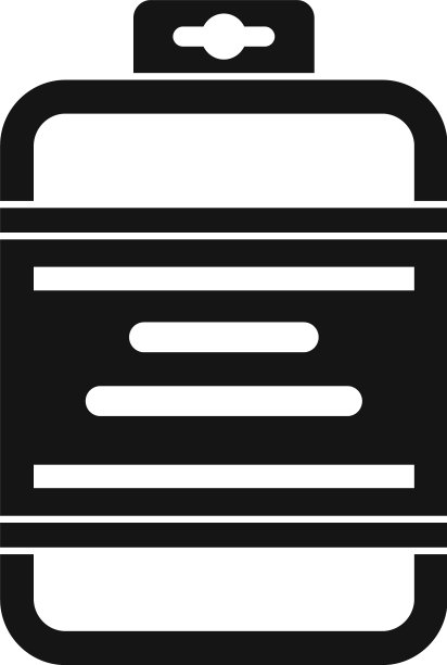 自行车包工具图标简单风格图片下载