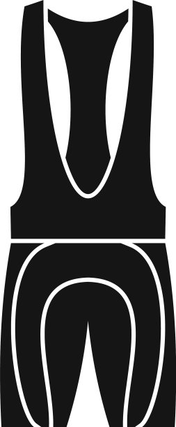 自行车服饰设备图标简约风格图片下载