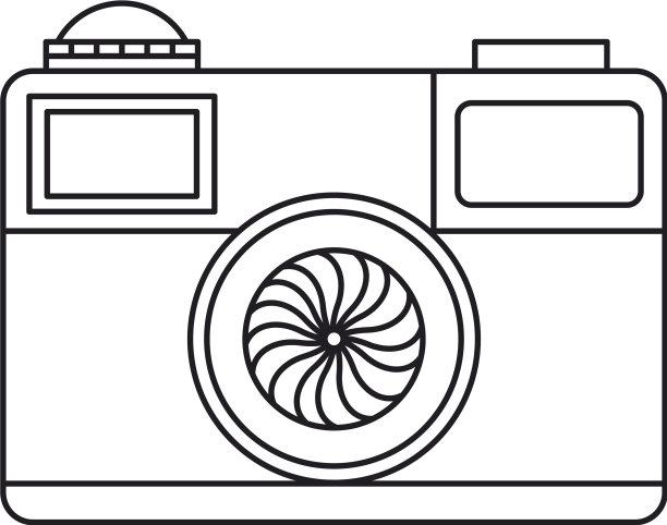 相机摄影孤立图标图片下载