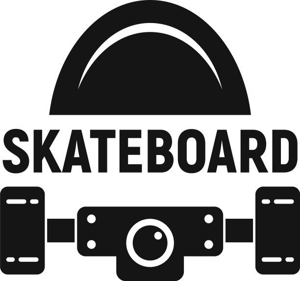 运动滑板标志简约风格图片下载