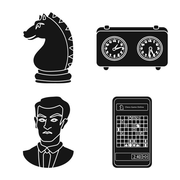 孤立的对象俱乐部和目标图标图片下载