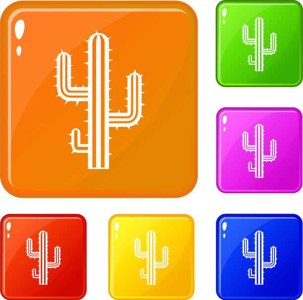 仙人掌图标设置颜色图片下载