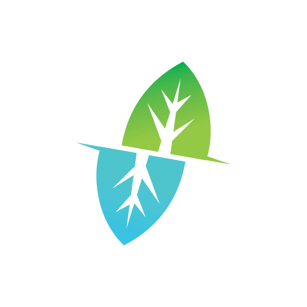 叶子标志设计模板集图片下载