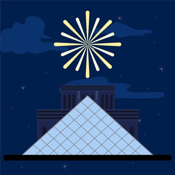 彩色的法国风景图片下载