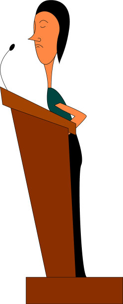 女孩在讲坛或颜色图片下载