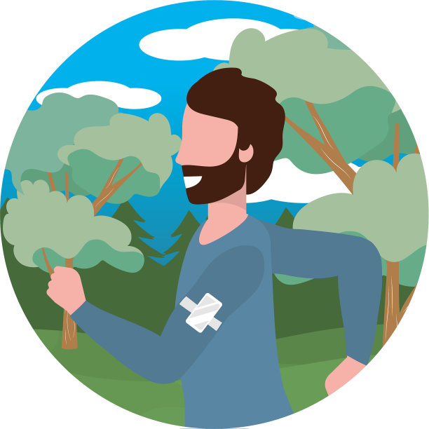 健身运动火车卡通图片下载