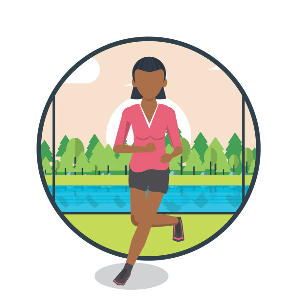 健康的女人跑图片下载