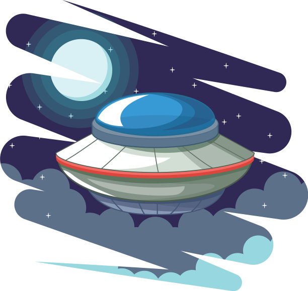 太空探索和行星漫画图片下载