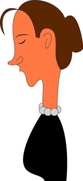 穿黑色或彩色衣服的女人图片下载