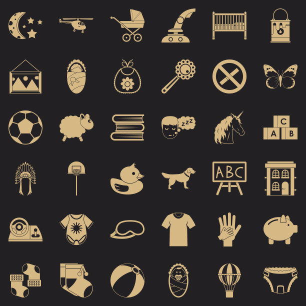 小图标设置简单的风格图片下载