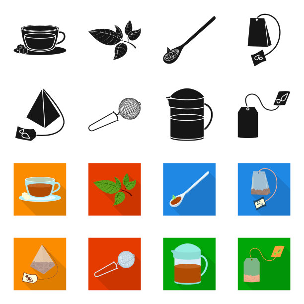 孤立对象健康和花卉图标图片下载