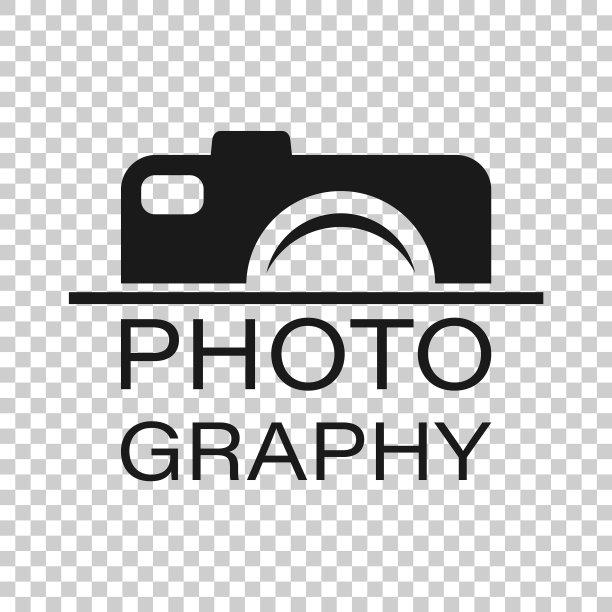 透明风格的相机设备标志图标图片下载