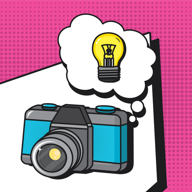 波普艺术概念卡通图片下载