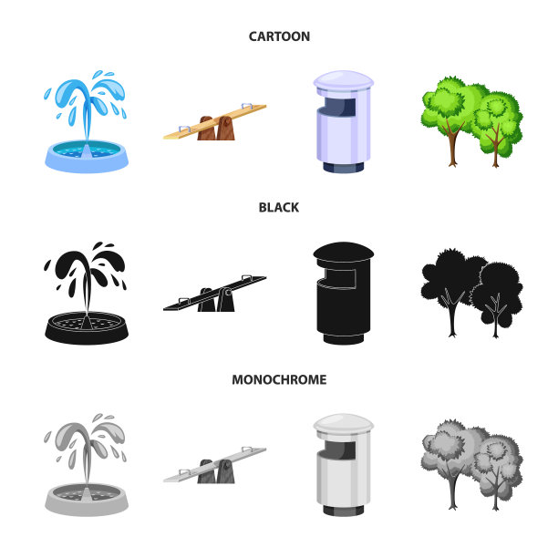 城市和街道标志设置图片下载