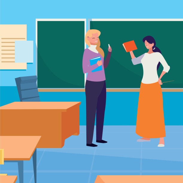 女教师在教室里配对图片下载