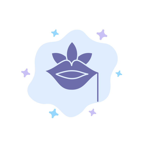 唇花植物玫瑰春天蓝色图标上图片下载