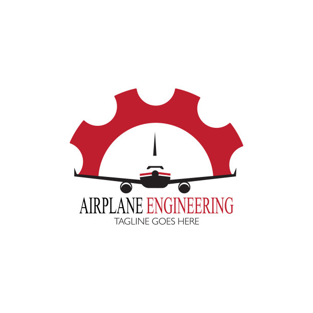 飞机工程标志图片下载