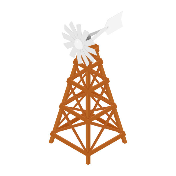 等距充水风车图片下载