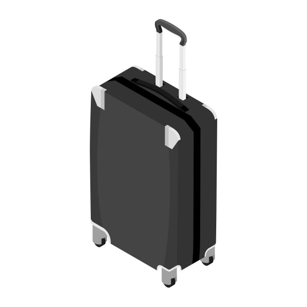 等距旅行手提箱图片下载