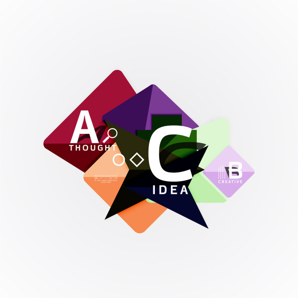 信息图表选项横幅纸样式图片下载