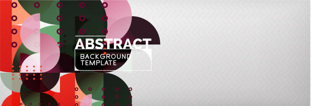 圆和半圆抽象背景图片下载