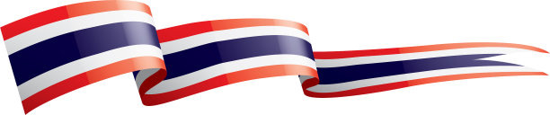 泰国国旗上有白色图片下载