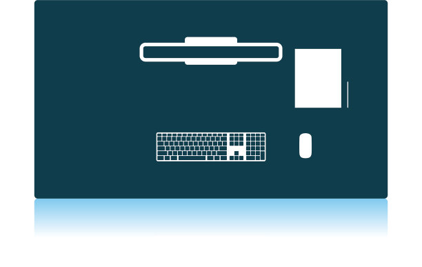 办公室桌面俯视图图标图片下载