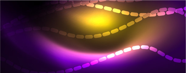 霓虹波线抽象的背景魔术图片下载