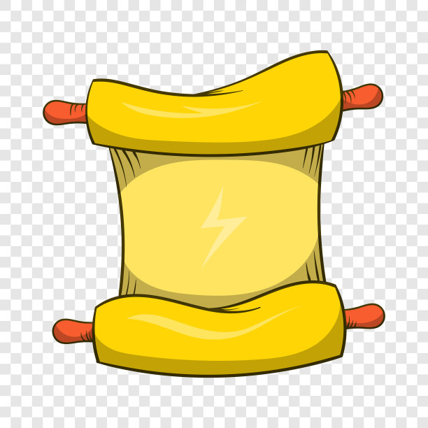 忍者卷轴图标卡通风格图片下载