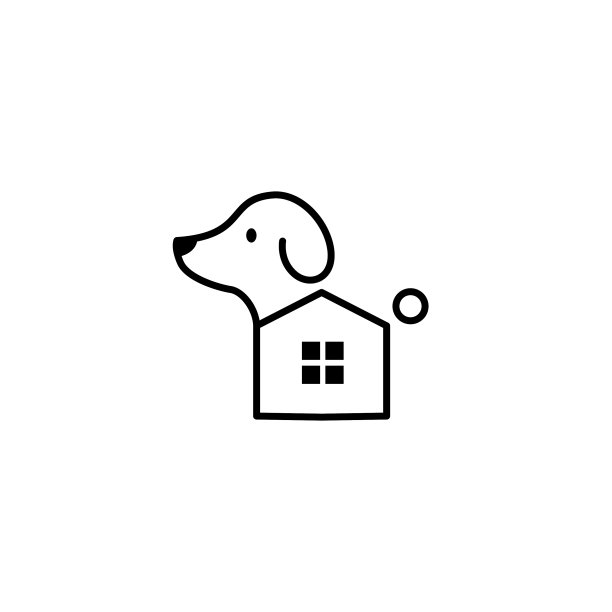 狗屋宠物家标志图标图片下载