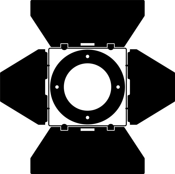 演播室射灯演播室投影机前视图图片下载