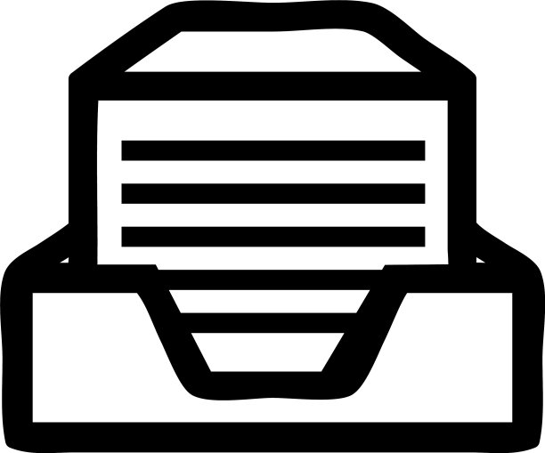 办公用纸堆叠图标图片下载