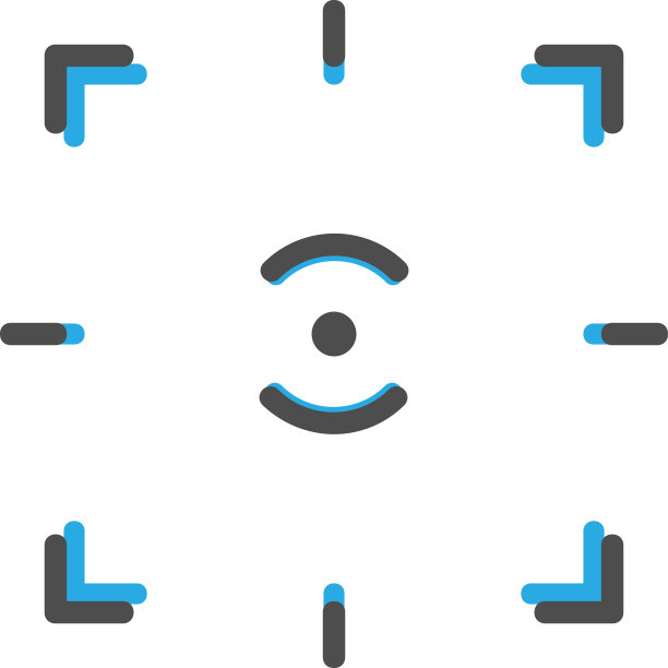 焦点图标设计摄影和视频图标线图片下载