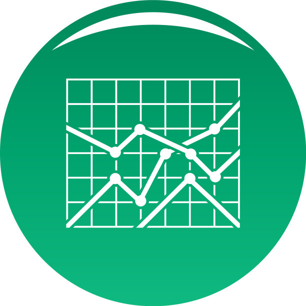 最佳图表图标绿色图片下载