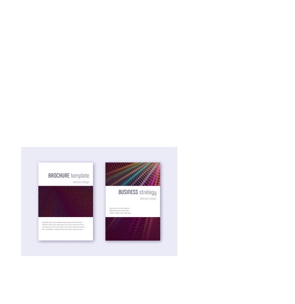 极简封面设计模板集彩虹ab图片下载