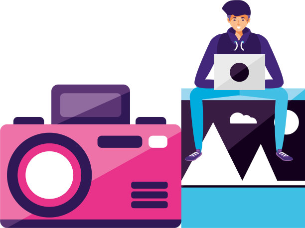 用笔记本电脑拍照的人图片下载