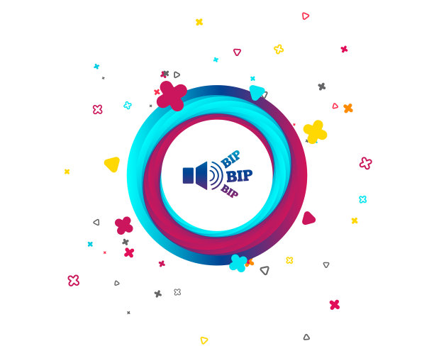 扬声器音量图标声音与bip符号图片下载